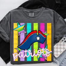 Load image into Gallery viewer, Neon Stripes Mascots DROPDOWN TRANSFER CSD APR 26