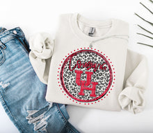 Load image into Gallery viewer, Grey Leopard Circle Team Mascot DROPDOWN TRANSFER CAP