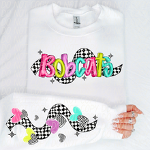 Load image into Gallery viewer, Bright Checkered Mascot With Sleeve Option DTF TRANSFER CSD