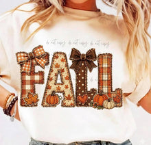 Load image into Gallery viewer, Fall Faux Embroidered Bows With Fringe Edges DTF TRANSFER TUESDAY