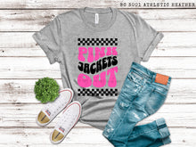 Load image into Gallery viewer, Checkered On Wednesday We Wear Pink Mascots Drop Down TRANSFER