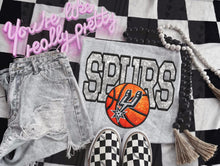 Load image into Gallery viewer, Basketball Teams Faux Sequin Embroidery TRANSFER KAI MAR 26