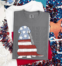 Load image into Gallery viewer, Patriotic Dog Designs White Text SWD MAY DROPDOWN TRANSFER