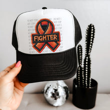 Load image into Gallery viewer, Fighter * MULTI COLOR CHOICE - Faux Hat Patch 3-4” DTF TRANSFER - OSD