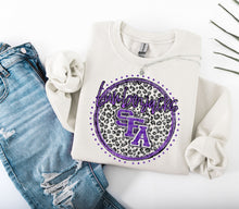 Load image into Gallery viewer, Grey Leopard Circle Team Mascot DROPDOWN TRANSFER CAP