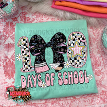 Load image into Gallery viewer, 100 Days of School Bow DROPDOWN TRANSFER MZM JAN 26