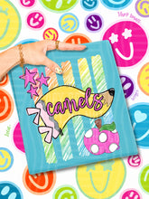 Load image into Gallery viewer, Pencil Flag Striped Mascots DROPDOWN TRANSFER CAP JUNE 26