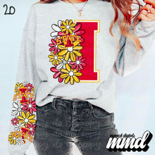 Load image into Gallery viewer, Floral Skulls And Letters Sports Team With Sleeve TRANSFER MMD