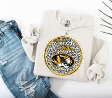 Load image into Gallery viewer, Grey Leopard Circle Team Mascot DROPDOWN TRANSFER CAP