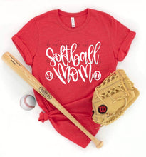 Load image into Gallery viewer, Baseball Or Softball Mom Color Script Dropdown TRANSFER CRC JAN 26