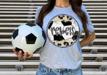 Load image into Gallery viewer, Leopard Soccer Background Mascot Dropdown TRANSFER CAP FEB