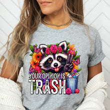 Load image into Gallery viewer, Your Opinion Is Trash Raccoon TRANSFER