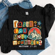 Load image into Gallery viewer, Faith Can Move Mountains Magazine Cut Out TRANSFER UAC JAN 26