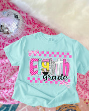 Load image into Gallery viewer, Checker Pink Dalmatian Purple Plaid School Grades DROPDOWN TRANSFER