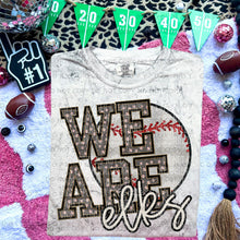 Load image into Gallery viewer, We Are Faux Embroidery Glitter Baseball Mascot TRANSFER CAP JAN