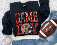 Load image into Gallery viewer, Game Day Team Helmet Faux Embroidery DROPDOWN TRANSFER TGG