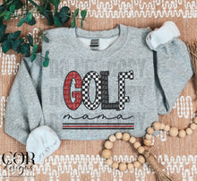 Load image into Gallery viewer, Golf Mama Checkered Color Dropdown TRANSFER MAR COR
