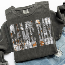 Load image into Gallery viewer, Grey Camo Word Collection Dropdown TRANSFER THREAD SEPT 25