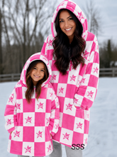 Load image into Gallery viewer, Sassy On The Go Custom Fleece Blanket Hoodie