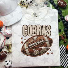 Load image into Gallery viewer, Neutral Football Faux Embroidery Mascot DROPDOWN TRANSFER HMWK 24