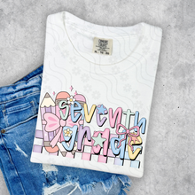 Load image into Gallery viewer, Pastel Pencil Checker School Grades DROPDOWN TRANSFER DDD JULY 25