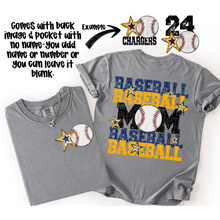 Load image into Gallery viewer, Baseball Mom Customizable DROPDOWN With Pocket TRANSFER SDD AUGUST