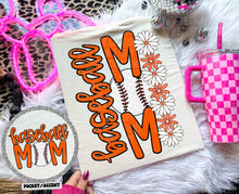 Load image into Gallery viewer, Floral Baseball Mom With Pocket DROPDOWN TRANSFER CAP MAR