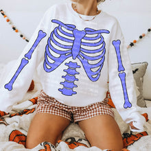 Load image into Gallery viewer, Skeleton Bones White/Green/Pink/Orange/Purple/Blue With SLEEVE OPTION DROPDOWN TRANSFER CARTER SEP 26