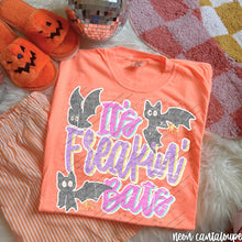 Load image into Gallery viewer, It's Freakin' Bats White Outline Distressed DROPDOWN TRANSFER CARTER SEP 26