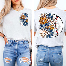 Load image into Gallery viewer, Floral Ball Baseball Team With Pocket DROPDOWN TRANSFER MMD APR