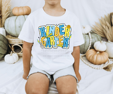 Load image into Gallery viewer, Blue Yellow Polka Dot Grades DROPDOWN TRANSFER