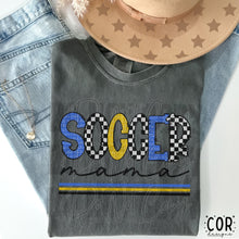 Load image into Gallery viewer, Soccer Mama Checkered Color Dropdown TRANSFER FEB COR