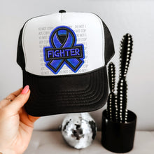 Load image into Gallery viewer, Fighter * MULTI COLOR CHOICE - Faux Hat Patch 3-4” DTF TRANSFER - OSD