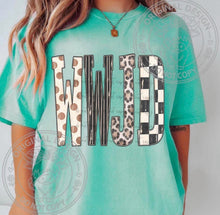 Load image into Gallery viewer, WWJD Polka Dot Checker Leopard Tall Skinny Distressed Alpha TRANSFER TUESDAY