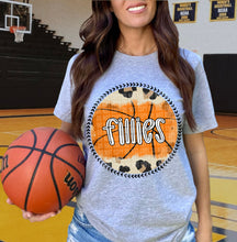 Load image into Gallery viewer, Leopard Basketball Background Mascot Dropdown TRANSFER CAP MAR