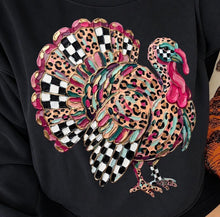 Load image into Gallery viewer, Colorful Leopard And Checker Turkey Faux Paint TRANSFER TUESDAY