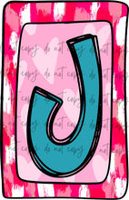 Load image into Gallery viewer, Valentines Box Letter Name CUSTOMIZED DTF Transfer