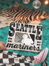 Load image into Gallery viewer, Distressed Black And Leopard Baseball Teams DROPDOWN TRANSFER KAI APR 26