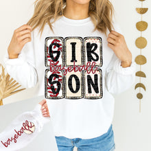 Load image into Gallery viewer, Baseball Boxes Letters Mascots With SLEEVE OPTION TRANSFER CAP JAN