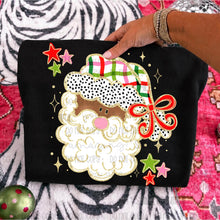 Load image into Gallery viewer, Polka Dot Hat Santa With Stars Skin Tone DROPDOWN TRANSFER CARTER OCT 26