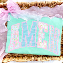 Load image into Gallery viewer, Amen Teal Polka Lace Arch TRANSFER TCC ET MAR 26