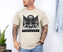 Load image into Gallery viewer, Black And White Skull Football Mascots DROPDOWN TRANSFER