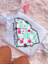 Load image into Gallery viewer, Pink Floral States (all 50 states available) TRANSFER CARTER MAR 26