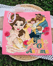 Load image into Gallery viewer, Christmas Characters Faux Frayed Fabric Texture DROPDOWN TRANSFER SSD NOV 26
