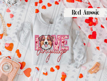Load image into Gallery viewer, Love Language Dogs DROPDOWN TRANSFER TGG