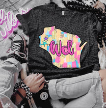 Load image into Gallery viewer, Preppy Bright Brushstroke States (all 50 states available) TRANSFER CAP APR