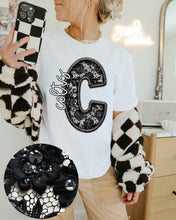 Load image into Gallery viewer, Black Lace Mascot Dropdown TRANSFER CAP FEB