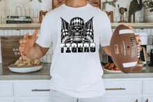 Load image into Gallery viewer, Black And White Skull Football Mascots DROPDOWN TRANSFER