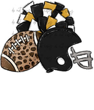 Load image into Gallery viewer, Football Pom Helmet (Add Name) Customized DTF TRANSFER