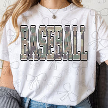Load image into Gallery viewer, Camo Baseball + Softball Varsity DROPDOWN TRANSFER MZM FEB 26